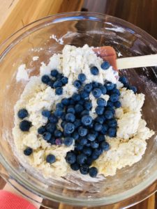 blueberry scones