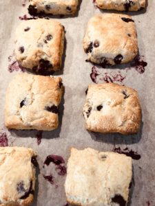 blueberry scones