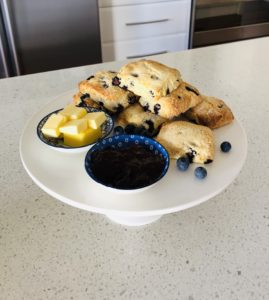 blueberry scones