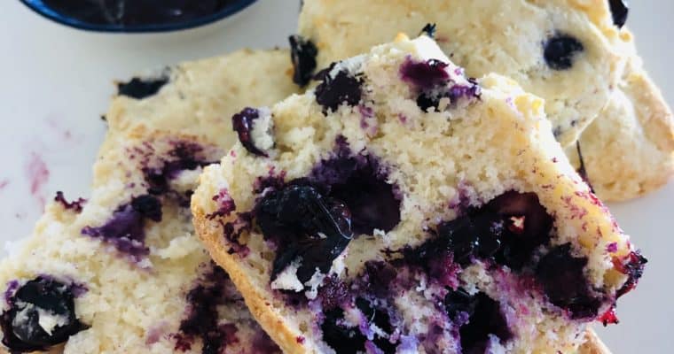 blueberry scones