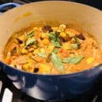 yellow curry with vegetables