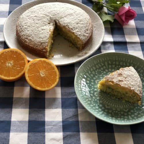 Easy orange and poppyseed cake recipe