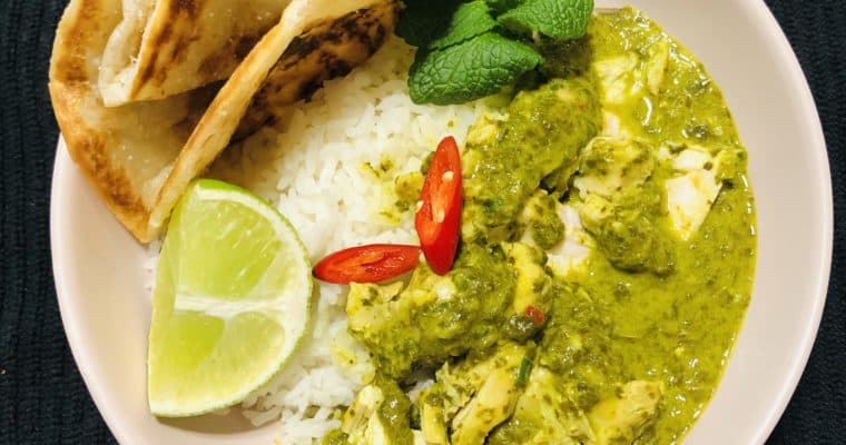 Healthy Green Chicken Curry