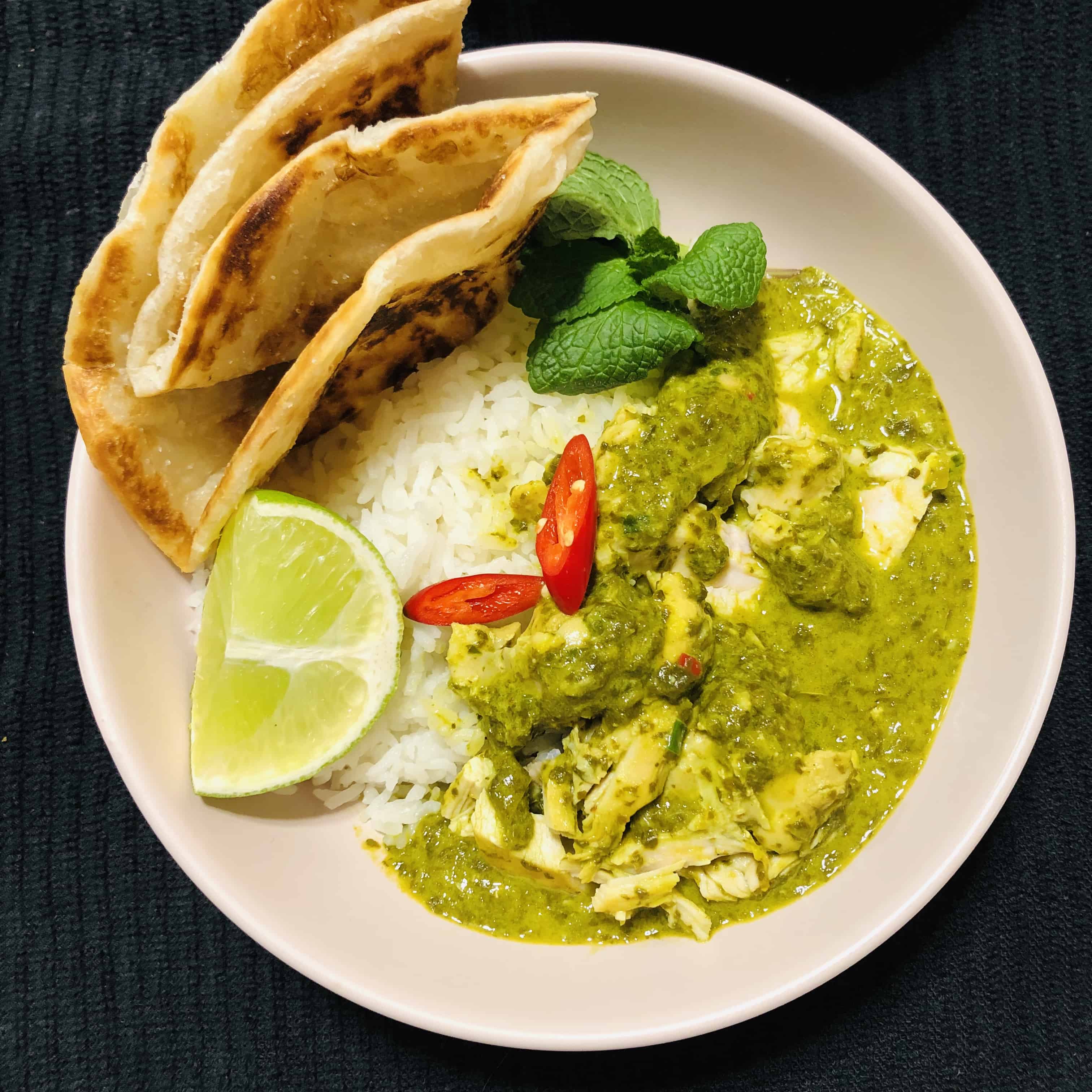 Healthy Green Chicken Curry