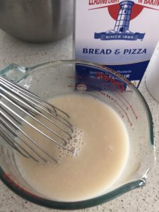 Using fresh yeast to make authentic pizza dough