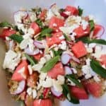 Refreshing watermelon salad