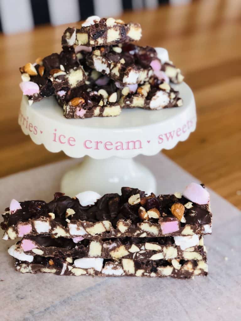 indulgent rocky road