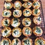 Mini smoked salmon tarts