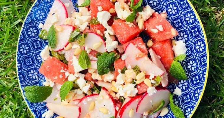 Pretty Watermelon salad