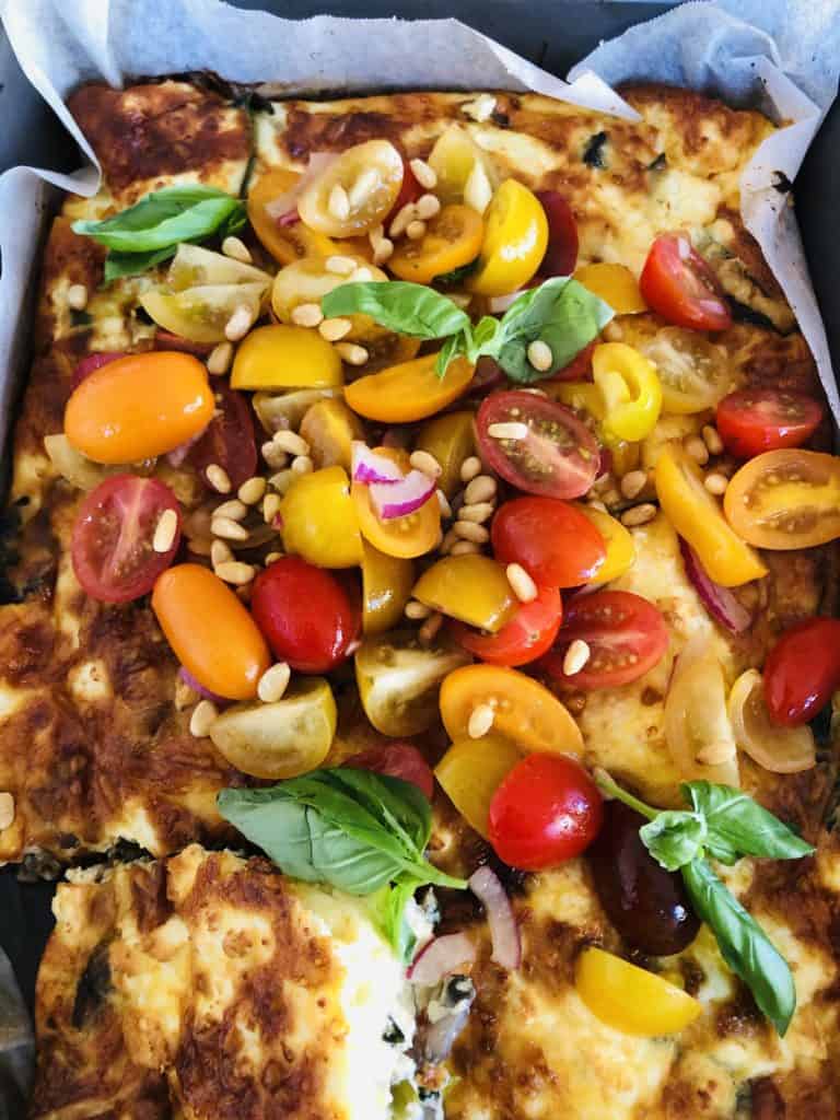 Healthy oven baked frittata 