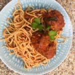 Classic spaghetti and meatballs