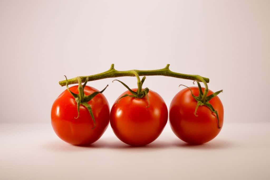 vine ripened cherry tomatoes are perfect for a light and refreshing tomato salad 