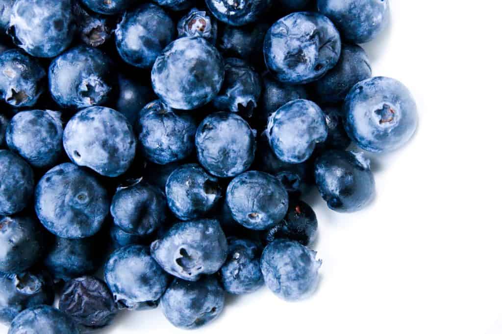 fresh blueberries