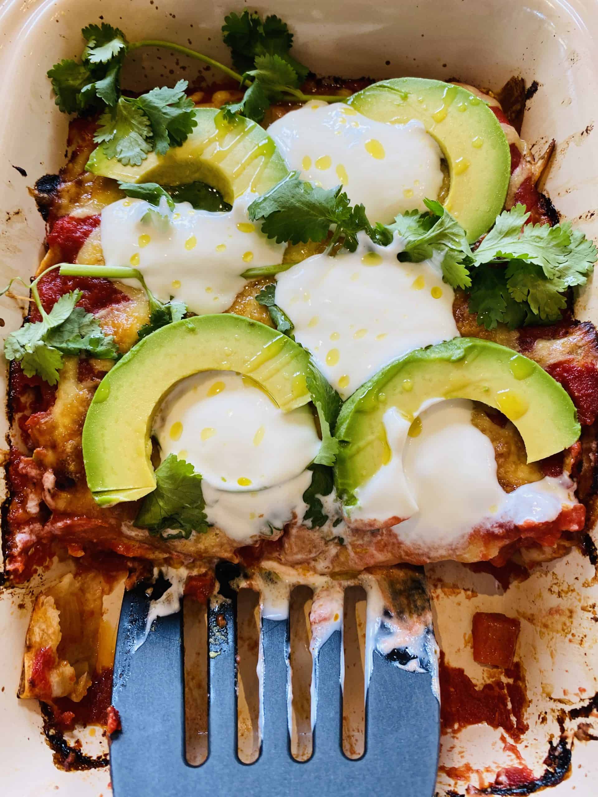 Roasted Veggie Enchiladas