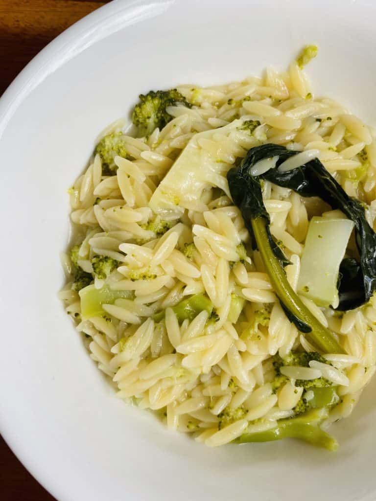 Pastina with broccoli