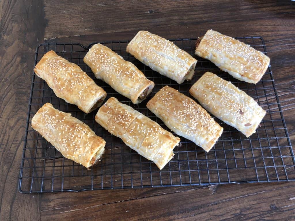 The best ever flaky gourmet sausage rolls 