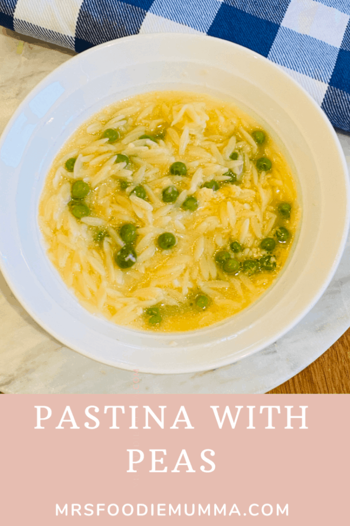 Italian Pastina with peas is an easy staple dish anyone can make. 