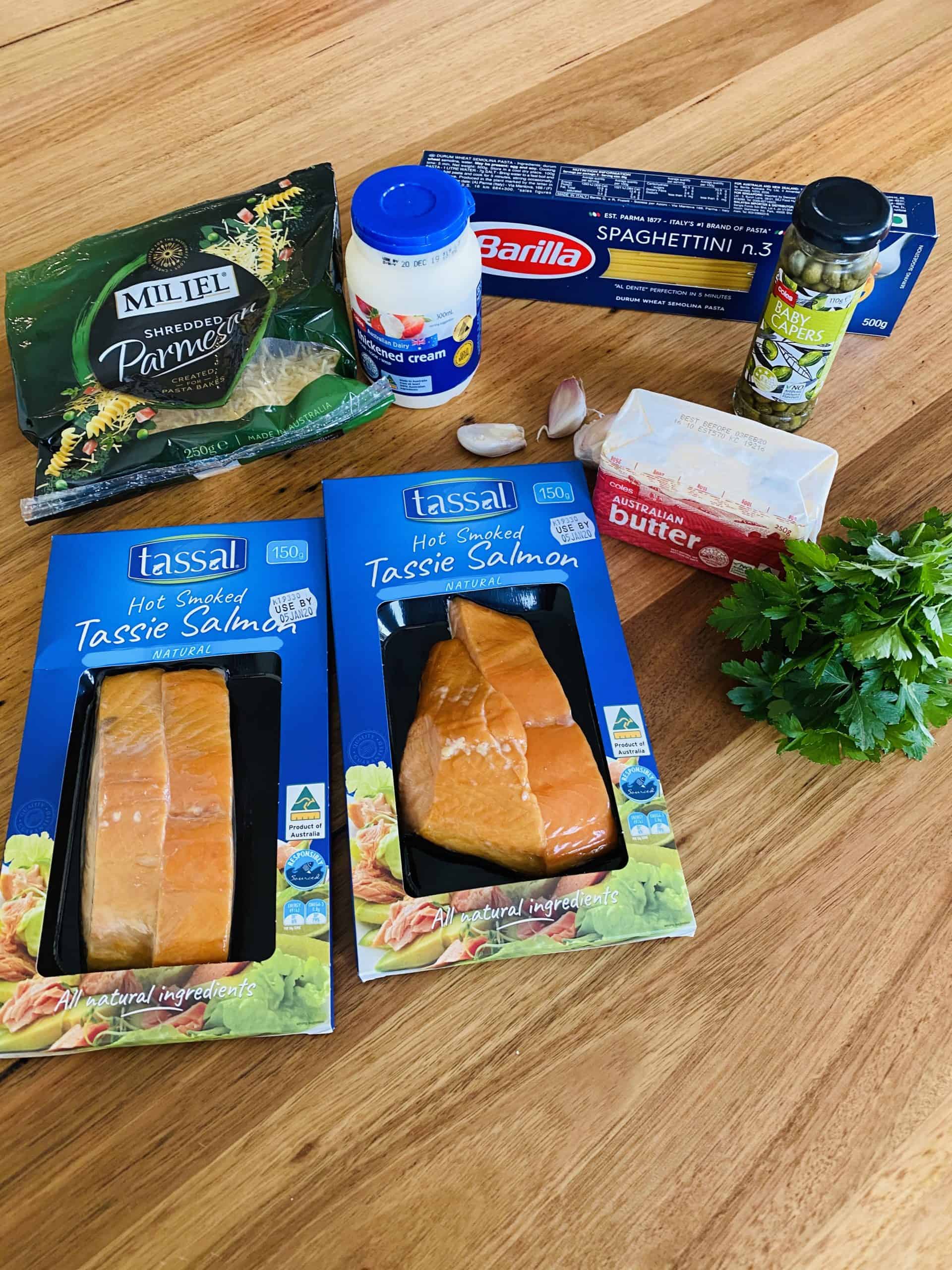 Creamy Salmon Pasta - Mrsfoodiemumma - pasta