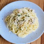 Creamy Salmon Spaghetti