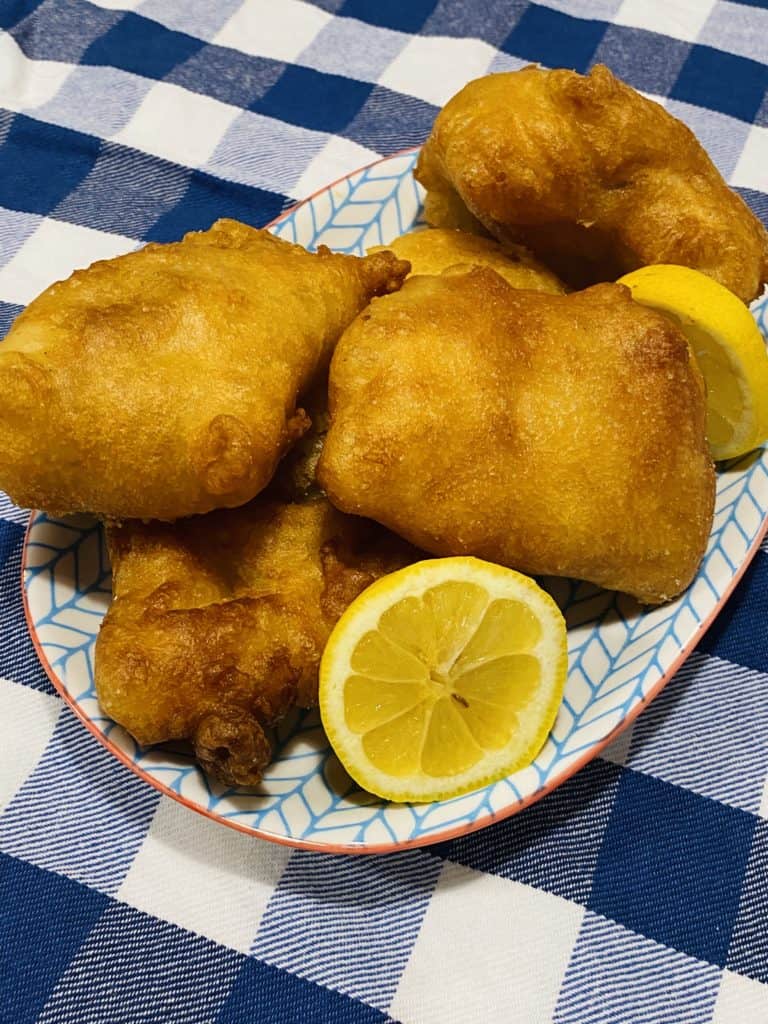 Crispy beer battered fish 