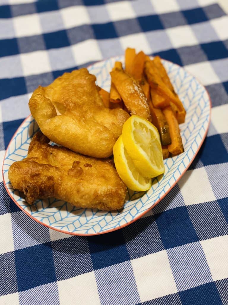 Beer Battered fish and chips 