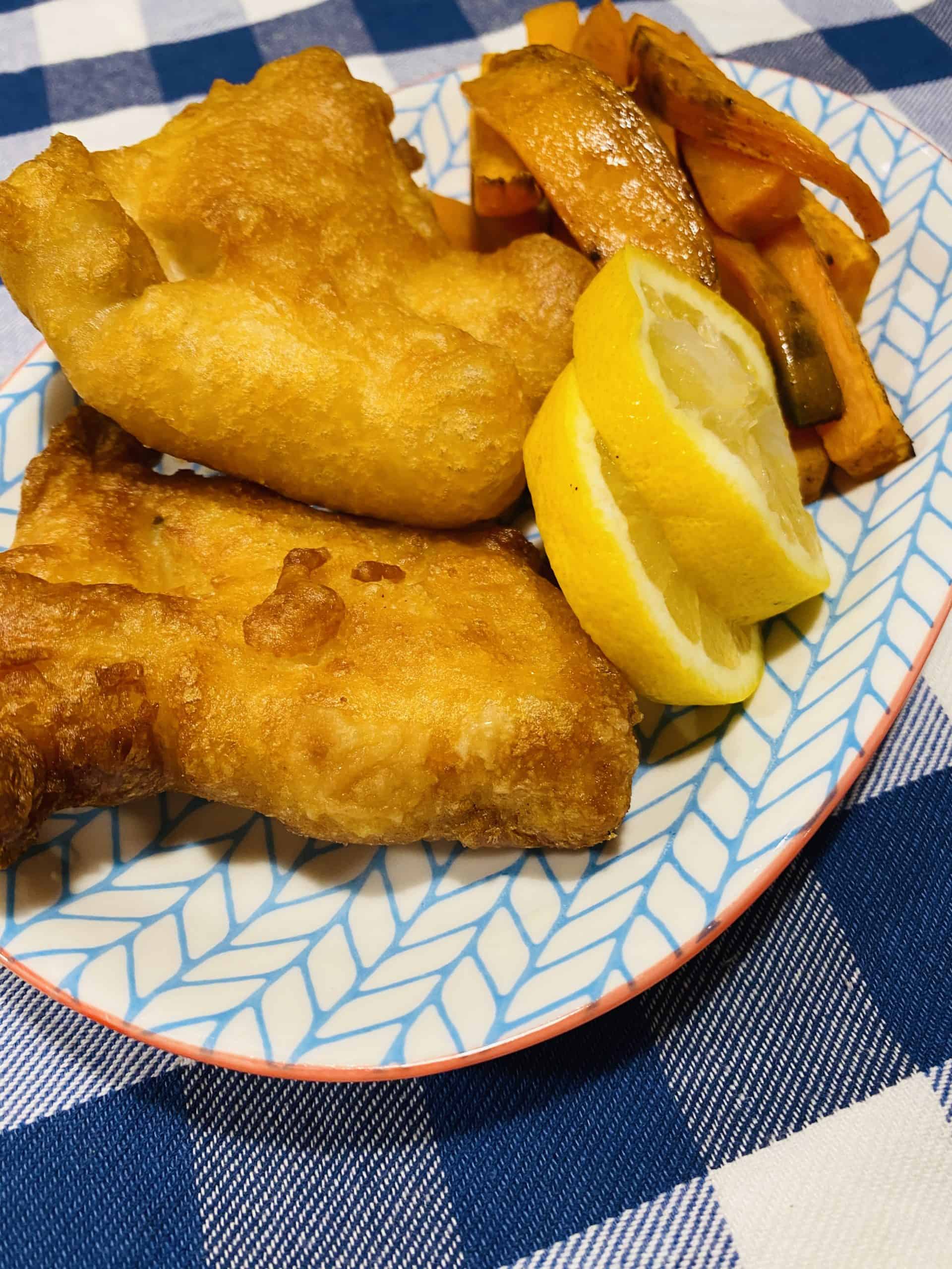 The best ever Crispy Beer Battered Fish and Chips