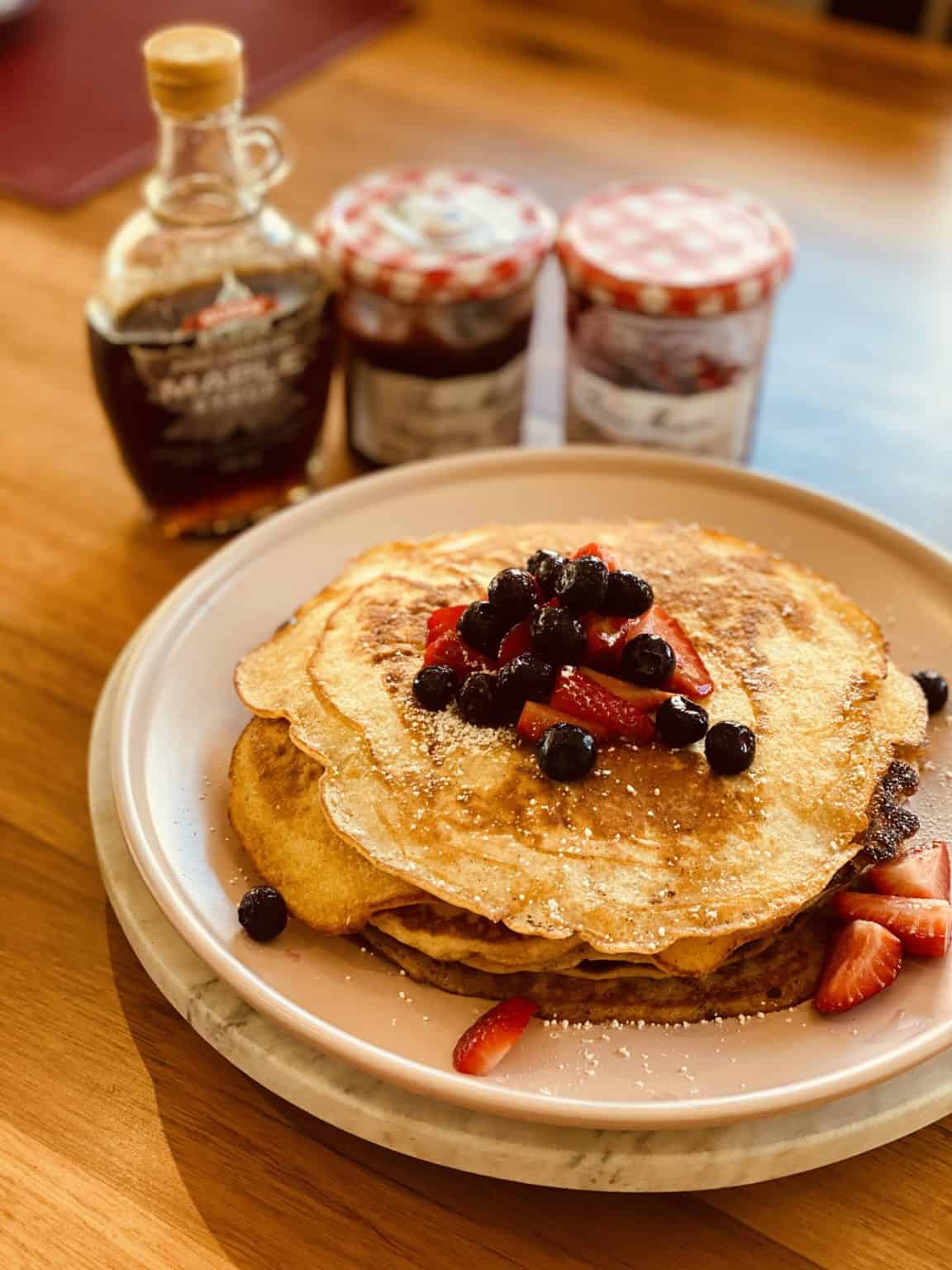 The Best Fluffy Pancakes - Mrsfoodiemumma - Breakfast