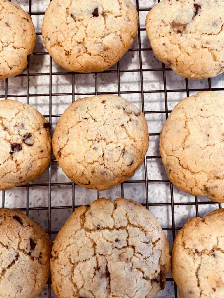 Chocolate chunk oat cookies