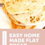 Fluffy and delicious home made flat bread