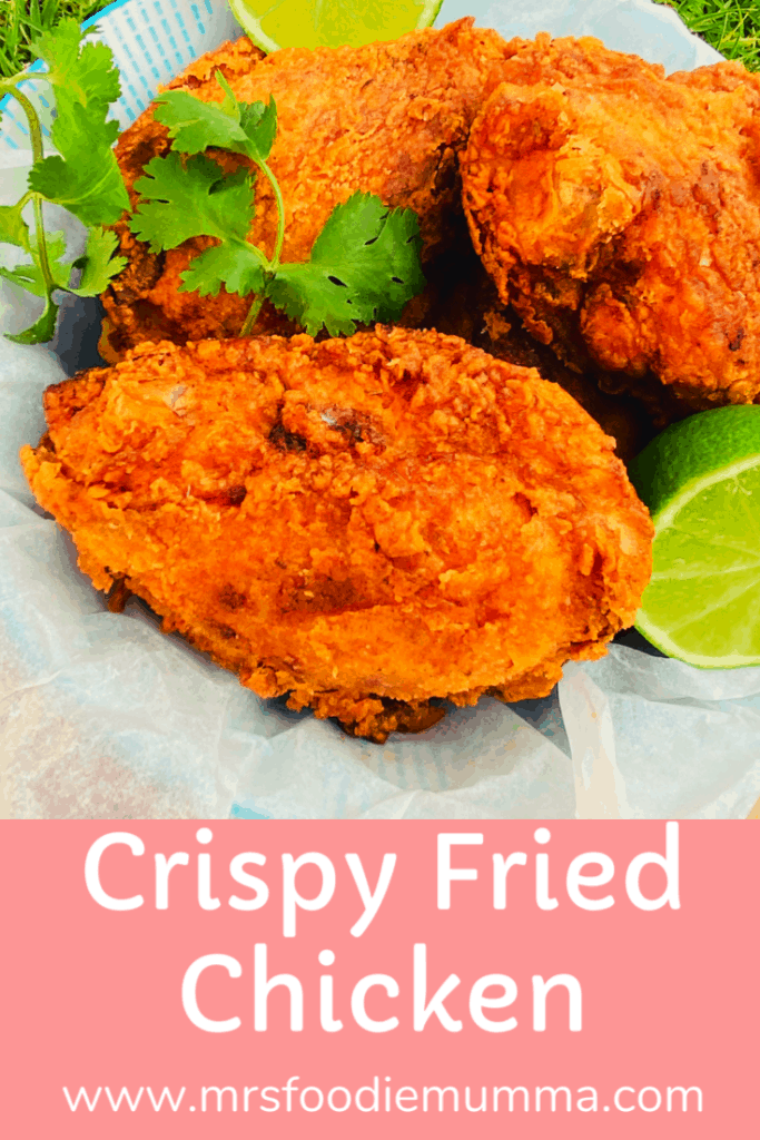 Crunchy fried chicken 