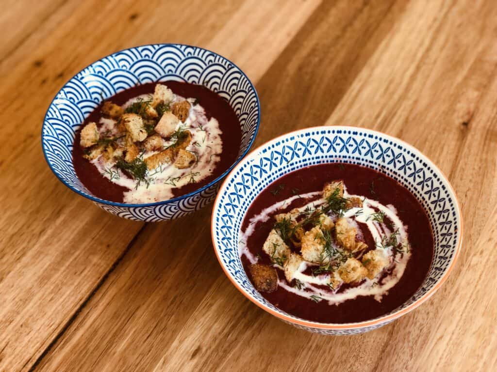 Creamy Beetroot soup