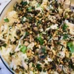 Creamy Chicken and mushroom risotto