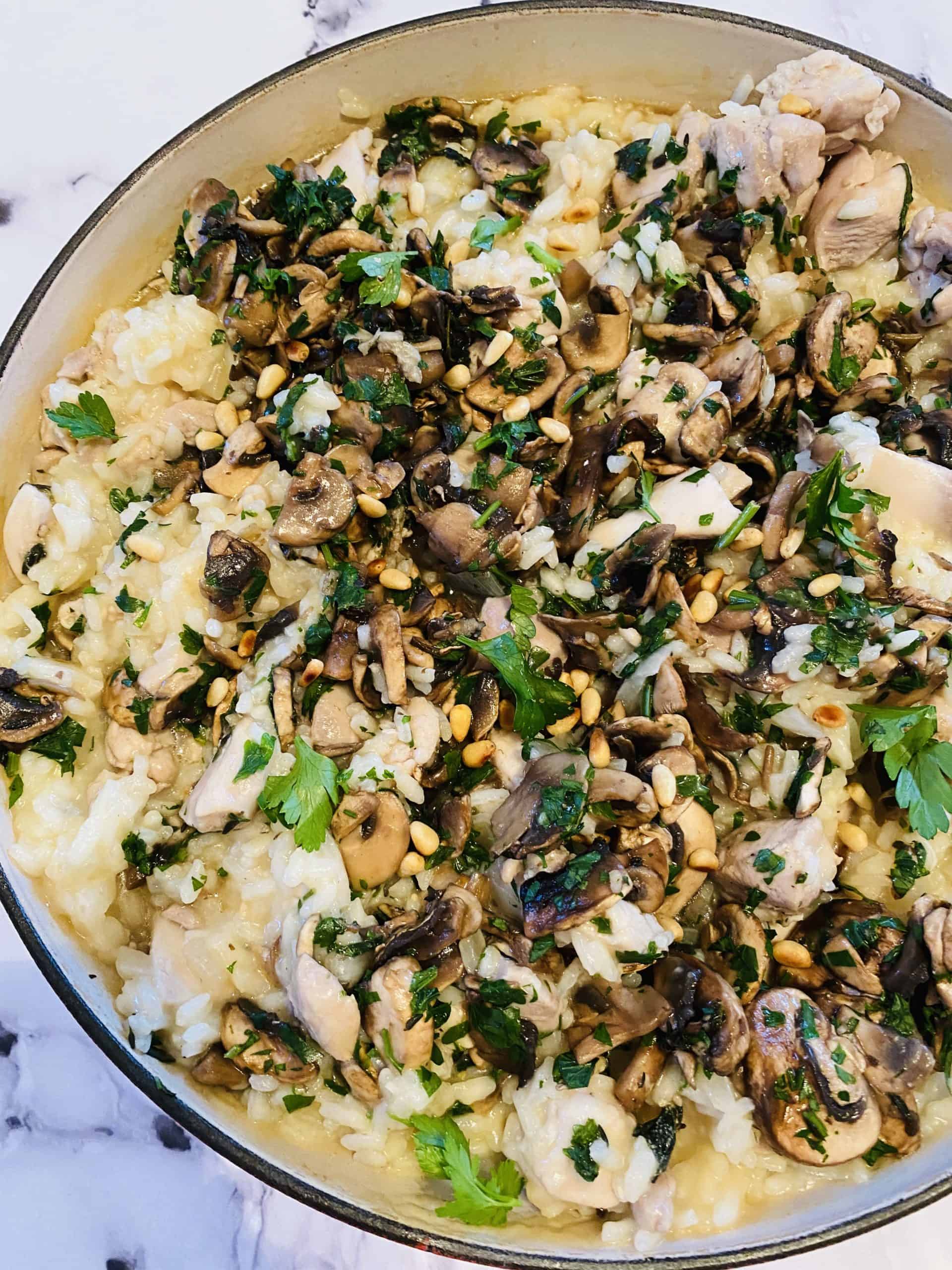 Chicken and Mushroom Risotto