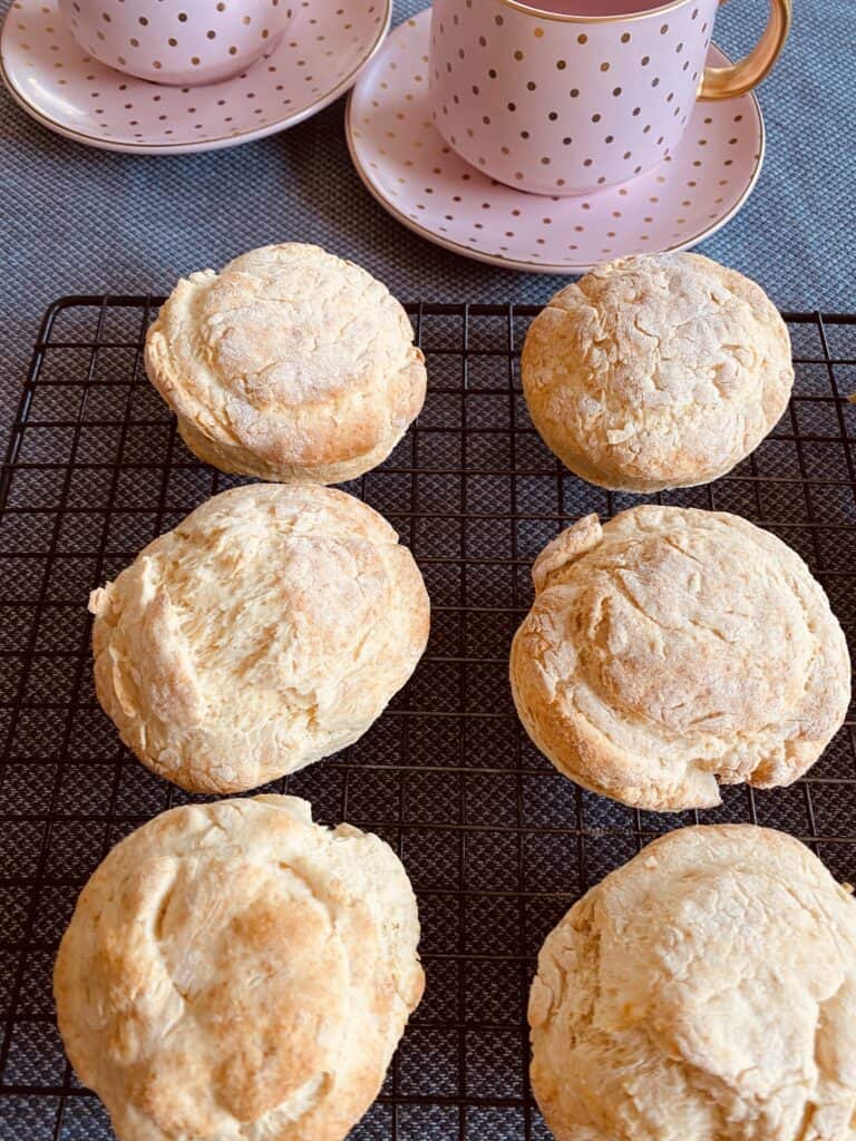 Freshly baked scones