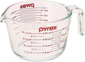pyrex measuring jug
