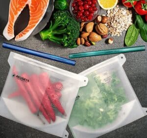 Reusable freezer bags 