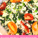 couscous salad with tuna