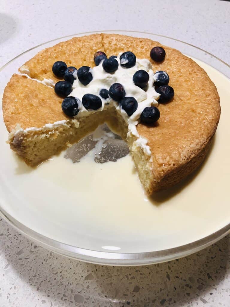 tres leches Mexican cake