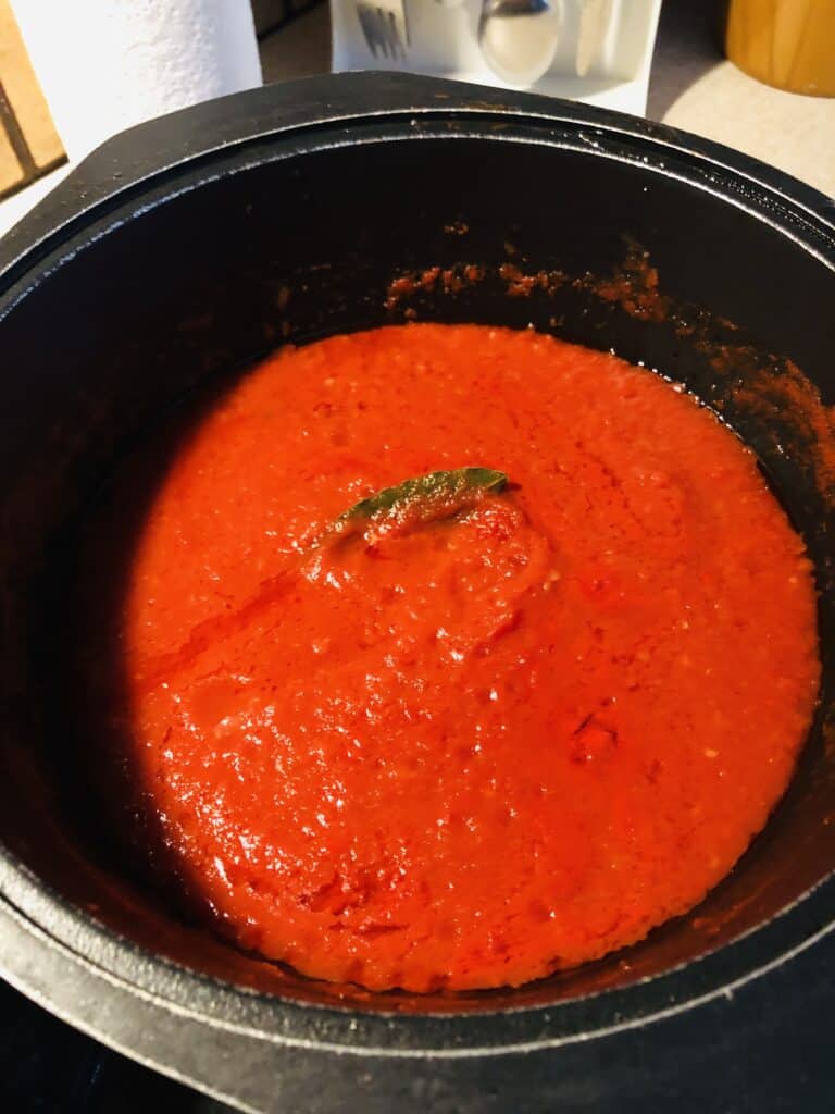 Italian pasta sauce
