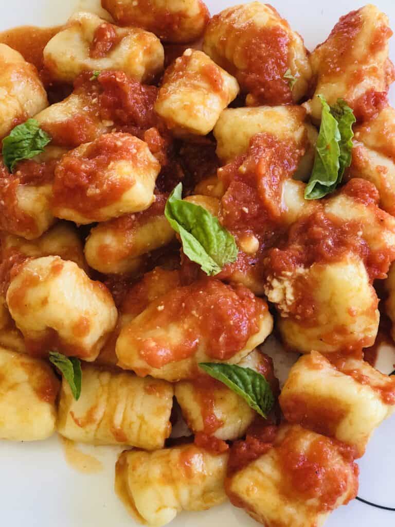 Homemade gnocchi