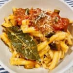 pasta with Mediterranean vegetables