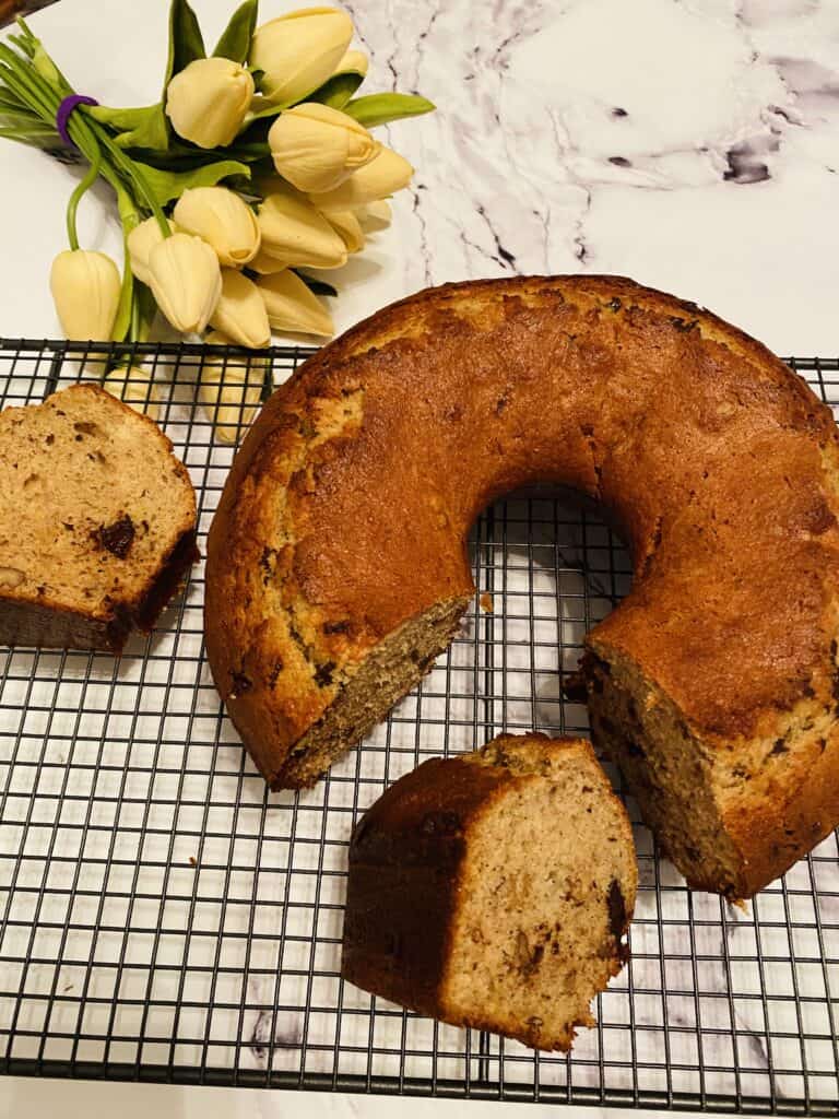 Banana Bundt cake 