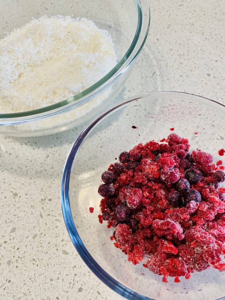 raspberry and coconut cake 