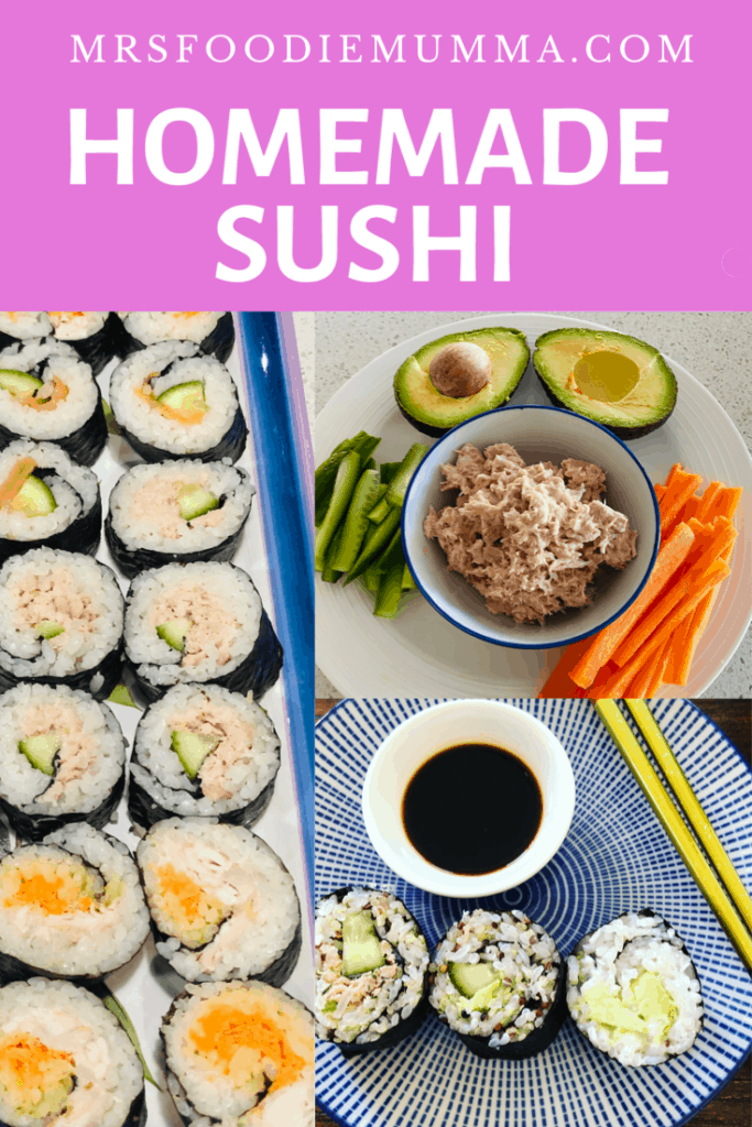 How to Make Homemade Sushi Rolls - Fifteen Spatulas