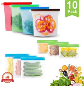 reusable silicone freezer bags 