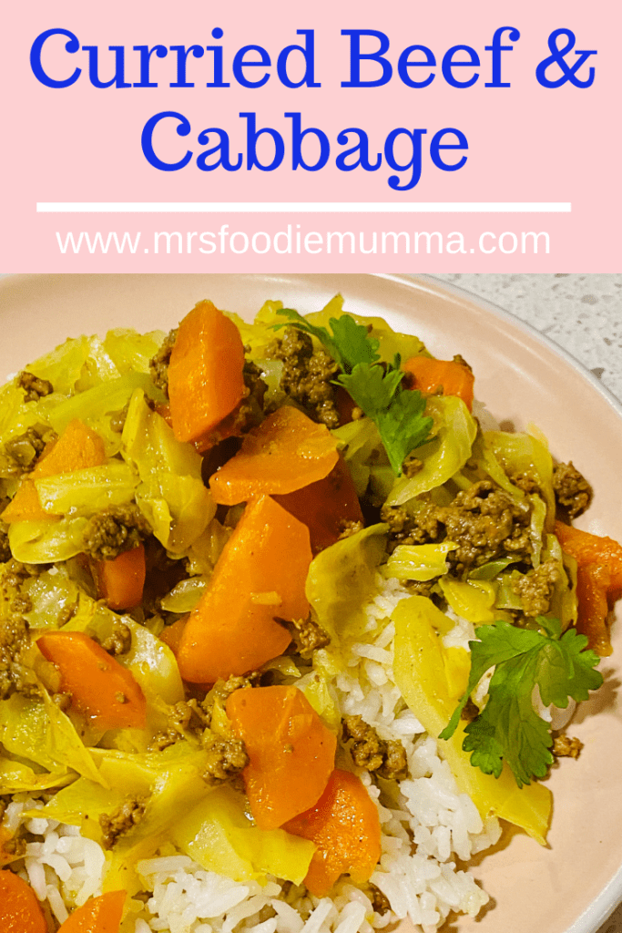 Curried beef and cabbage