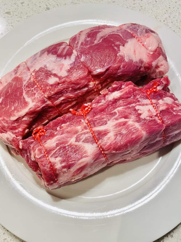 Boneless lamb shoulder