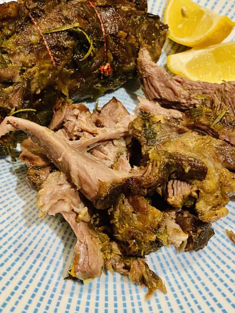 Slow Roasted Lamb Shoulder - Mrsfoodiemumma