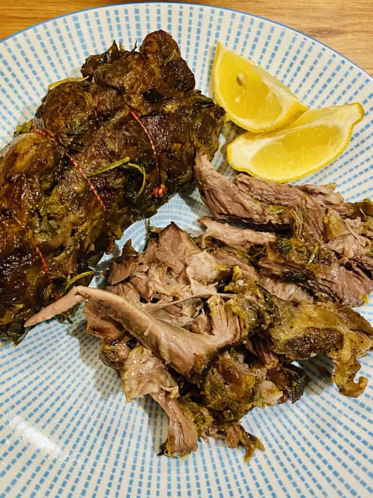 Boneless lamb shoulder roast