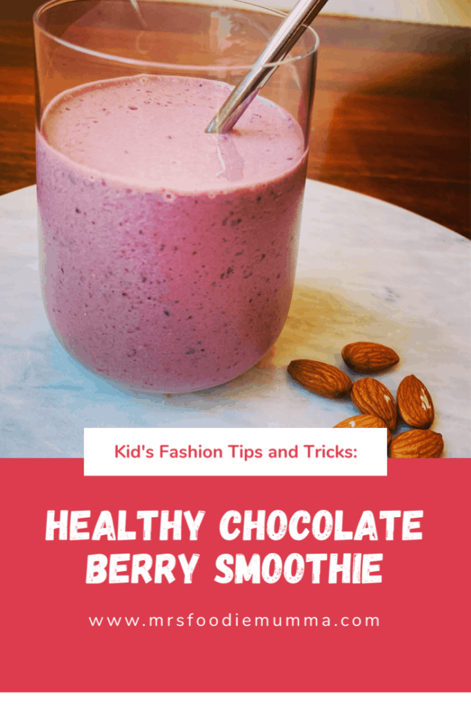 Chocolate berry smoothie